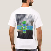 T-shirt Conception d'illustration satellite moderne. (Dos)