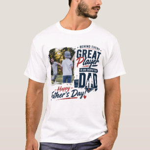 T-shirt Conception d'image personnalisée, Super Papa joueu