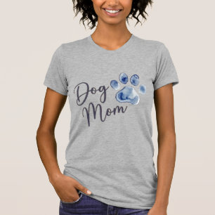 T-shirt Conception d'impression de patte de watercolor de