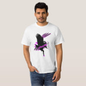 T-shirt Conception d'oiseau (Devant entier)