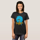 T-shirt Conception d'oiseau martin-pêcheur (Devant entier)