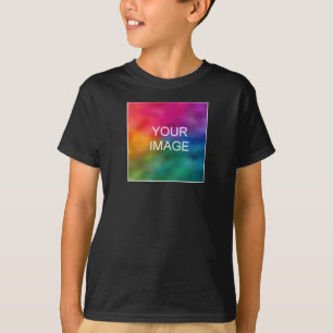 T-shirt Conception double face Ajouter image Black Modèle 