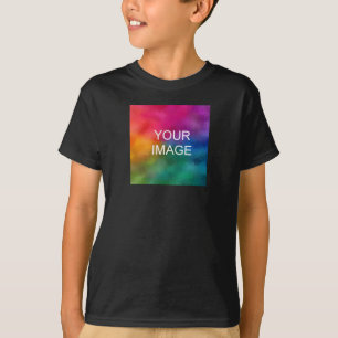 T-shirt Conception double face Ajouter image Black Modèle