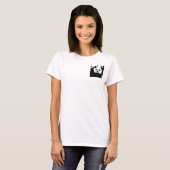 T-shirt Conception double face Panda Ours Élégant femmes (Devant entier)