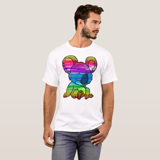T-shirt Conception d'ours de koala (Devant entier)