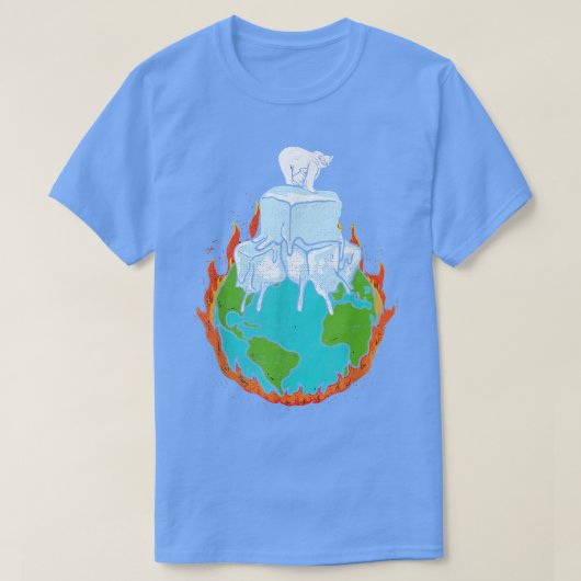 T-shirt Conception D'Ours Polaires Pour Le Changement Clim (Design devant)