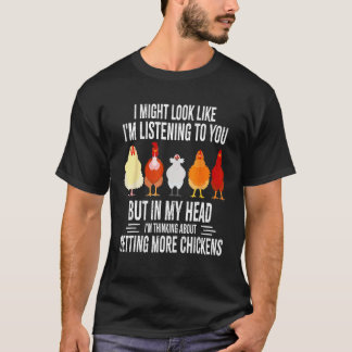 T-shirt Conception drôle d'agriculteur de poulet Femmes Ho