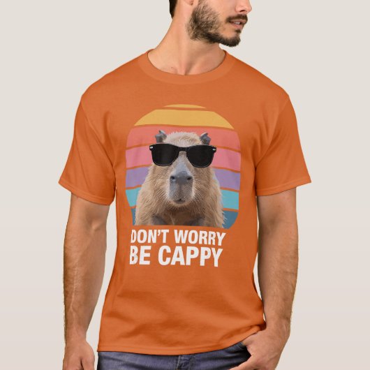 T-shirt Conception drôle de capybara pour hommes femmes ad (Devant)