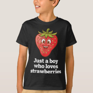 T-shirt Conception drôle de fraise pour hommes garçons Fru