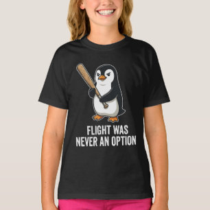 T-shirt Conception drôle de manchot oiseau incapable de vo