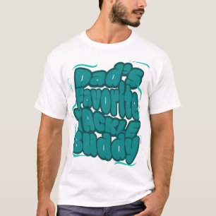 T-shirt Conception drôle de pêche préférée de papa