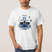 T-shirt Conception drôle de professionnel de l'informatiqu (Devant)