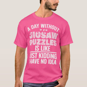 T-shirt Conception drôle de puzzle pour hommes et femmes P