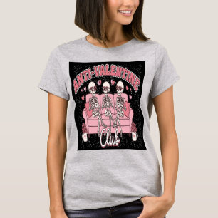 T-shirt Conception drôle de Saint-Valentin squelette pour 