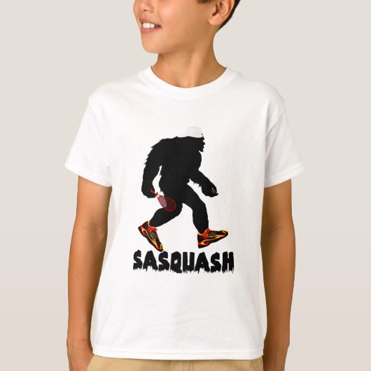 T-shirt Conception drôle de sport de courge de Sasquatch (Devant)