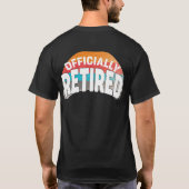 T-shirt Conception drôle d'yeux de retraité (Dos)