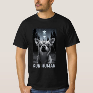 T-shirt Conception drôle et originale de Chihuahua en self