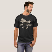 T-shirt Conception Drôle Ne Gâche Pas (Devant entier)
