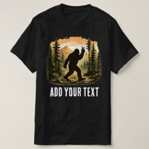 T-shirt Conception drôle personnalisée de Bigfoot Sasquatc