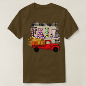 T-shirt Conception du camion automnal (Design devant)