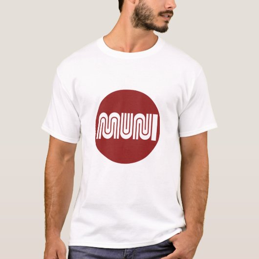 T-shirt Conception du cercle de San Francisco Muni - t-shi (Devant)