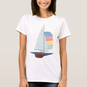 T-shirt Conception du dragon un emballant le voilier