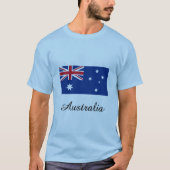 T-shirt Conception du drapeau australien (Devant)