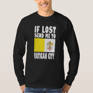 T-shirt Conception du drapeau de la Cité du Vatican Si pe