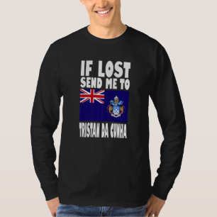 T-shirt Conception du drapeau de Tristan Da Cunha Si perd