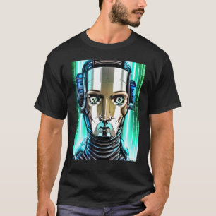T-shirt Conception du Geek informatique Cyberpunk Hacker