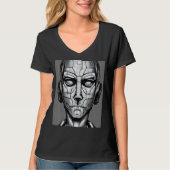 T-shirt Conception du Geek informatique Cyberpunk Hacker_1 (Devant)