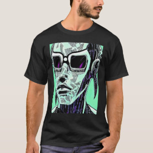 T-shirt Conception du Geek informatique Cyberpunk Hacker_5