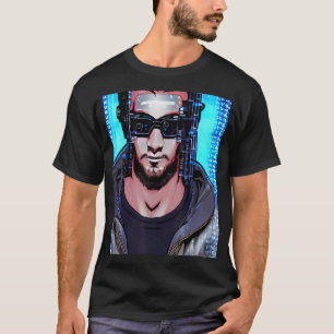 T-shirt Conception du Geek informatique Cyberpunk Hacker_6