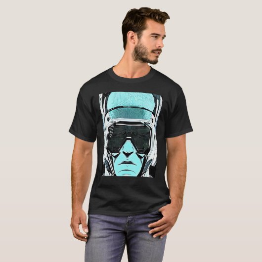 T-shirt Conception du Geek informatique Cyberpunk Hacker_7 (Devant entier)