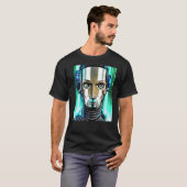 T-shirt Conception du Geek informatique Cyberpunk Hacker P (Devant entier)