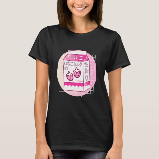 T-shirt Conception du lait fraise (Devant)