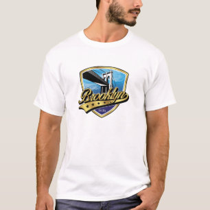 T-shirt Conception du logo Brooklyn Gold Swoosh