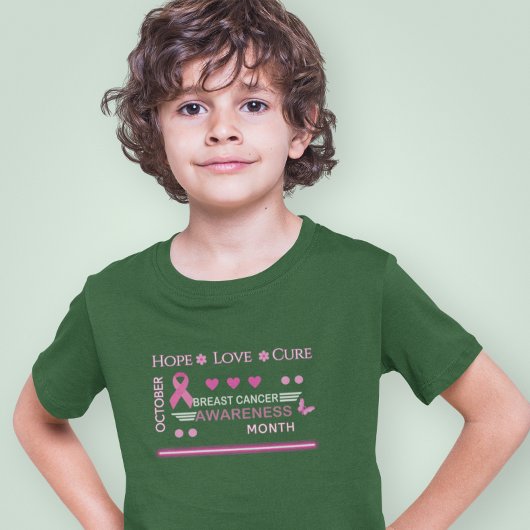 T-shirt Conception du Mois de sensibilisation au cancer du