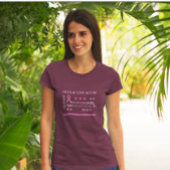 T-shirt Conception du Mois de sensibilisation au cancer du