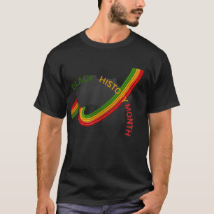 T-shirt conception du mois d'histoire noire