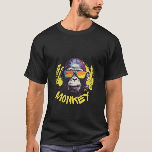 T-shirt Conception du singe (Devant)