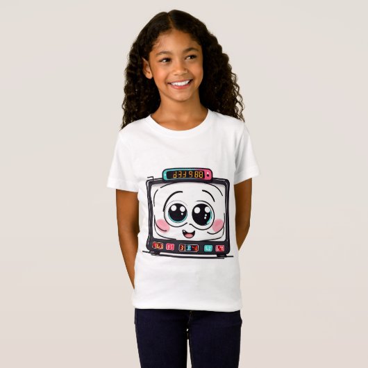 T-Shirt Conception du sourire de télévision (Devant entier)