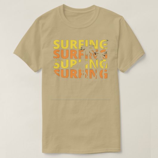 T-shirt Conception du surf 1 (Design devant)