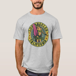 T-shirt Conception du Surf Vintage de Los Angeles