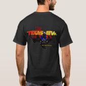 T-shirt Conception du Texas de sport (Dos)