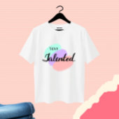 T-shirt Conception du texte