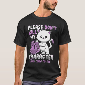 T-shirt Conception d'un CAT du MDN pour un gamer RPG