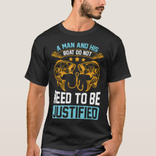 T-shirt Conception d'un homme et de son bateau