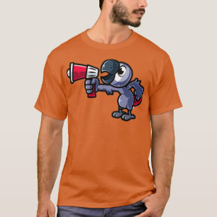 T-shirt Conception d'un perroquet gris africain pour un Ne