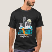 T-shirt Conception d'une chemise de Shark City en Californ (Devant)